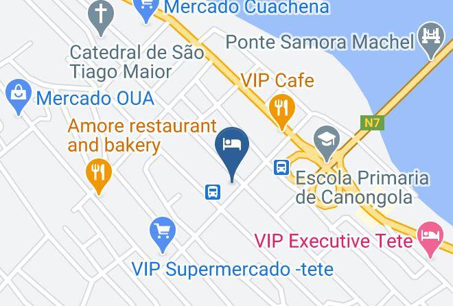 Cidade De Tete - Hotel Zambeze Maps