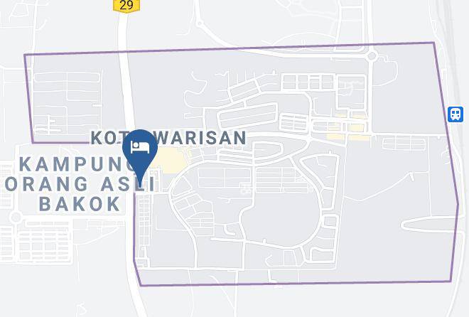 Sepang - Hotel Zamburger Kota Warisan Maps