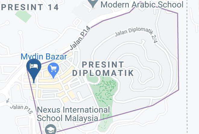 Putrajaya - Hotel Zamburger Putrajaya Maps