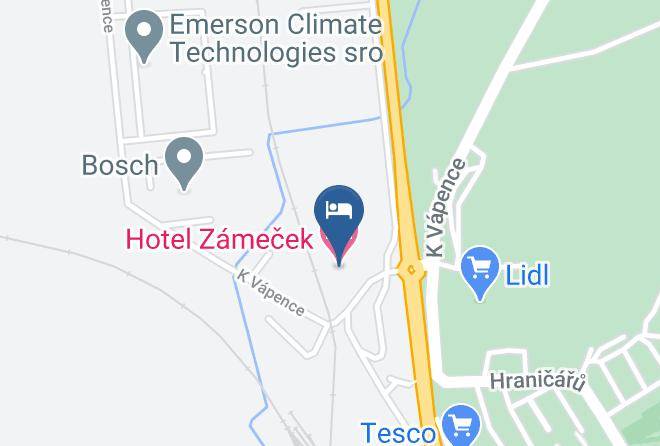 Breclav - Hotel Zamecek Maps