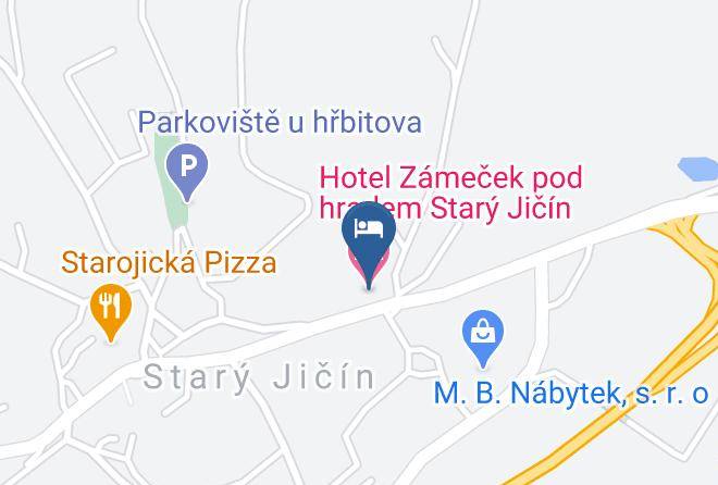 Novy Jicin - Hotel Zamecek Pod Hradem Stary Jicin Maps