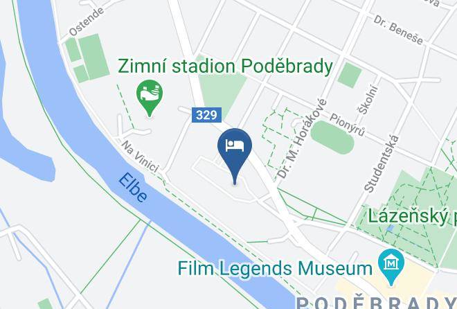 Nymburk - Hotel Zamecek Maps