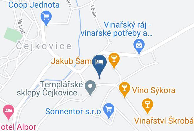Hodonin - Hotel Zamek Cejkovice Maps