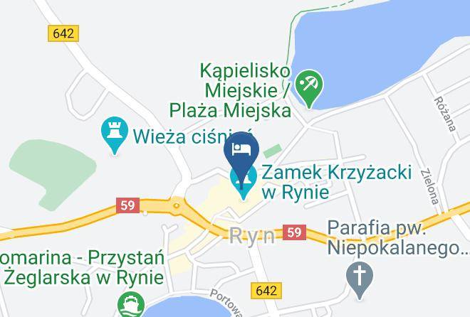 Gizycki - Hotel Zamek Ryn Maps