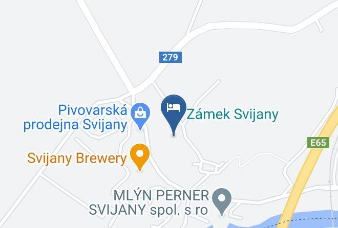 Hotel & Zamek Svijany Map