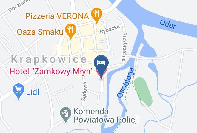 Krapkowicki - Hotel ''zamkowy Mlyn'' Maps