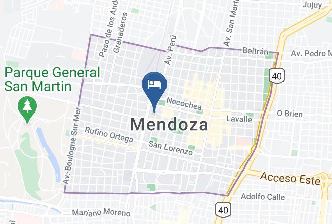 Mendoza - Hotel Zamora Maps