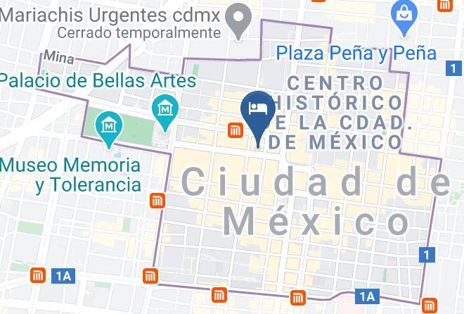 Cuauhtemoc - Hotel Zamora Sa De Cv Maps