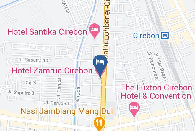 Cirebon Regency - Hotel Zamrud Cirebon Maps