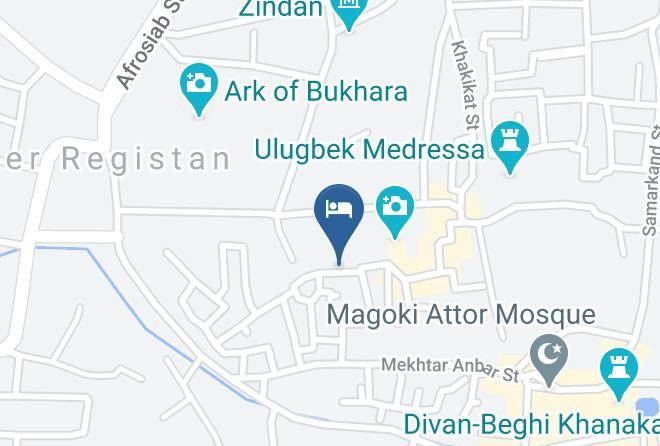 Bukhara - Hotel Zam Zam Maps