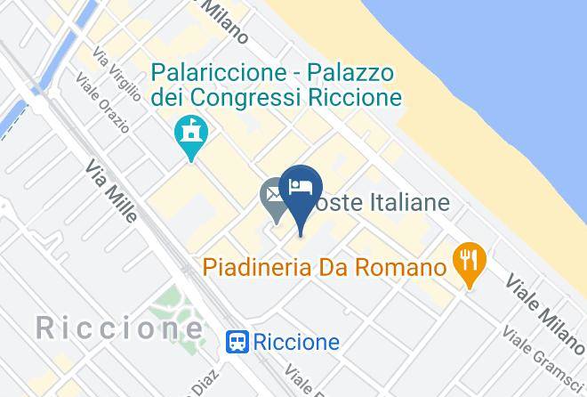 Rimini - Hotel Zanarini Maps