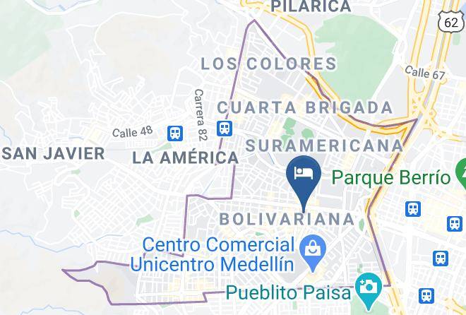 Medellin - Hotel Zandalo Maps