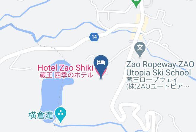 Yamagata City - Hotel Zao Shiki Maps