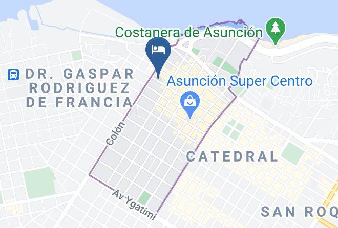 Asuncion - Hotel Zaphir Maps