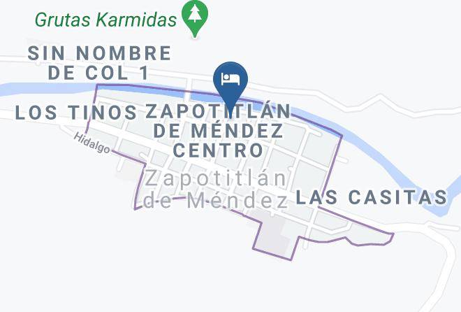 Zapotitlan De Mendez - Hotel Zapotitan Maps