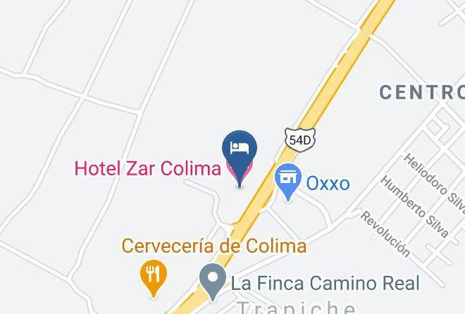 Cuauhtemoc - Hotel Zar Colima Maps