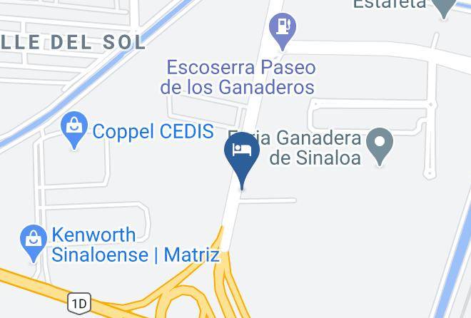 Culiacan - Hotel Zar Culiacan Maps
