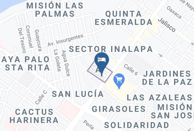 La Paz - Hotel Zar La Paz Maps