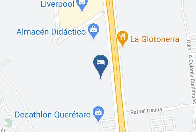 Santiago De Queretaro - Hotel Zar Queretaro Maps