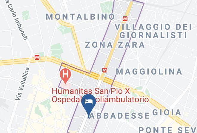 Milan - Hotel Zara Milano Maps