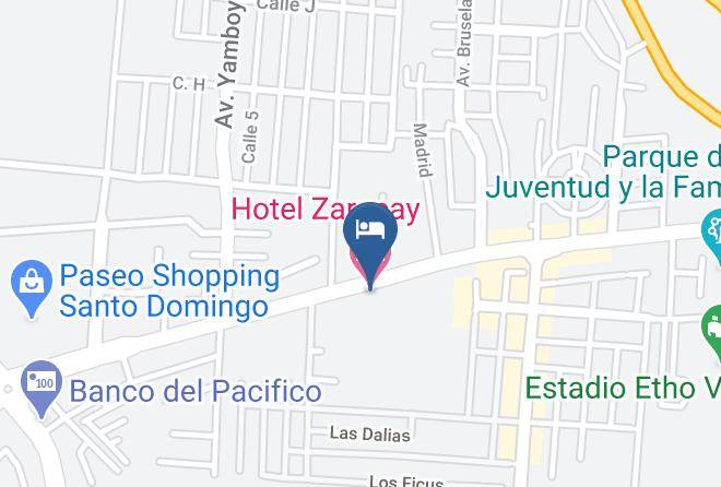 Santo Domingo - Hotel Zaracay Maps
