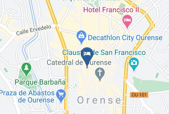 Ourense - Hotel Zarampallo Maps