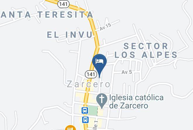 Alfaro Ruiz - Hotel Zarcero Maps
