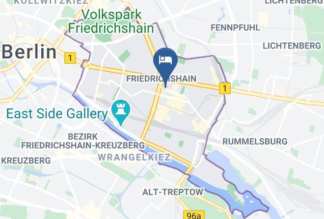 Hotel Zarenhof Friedrichshain Map