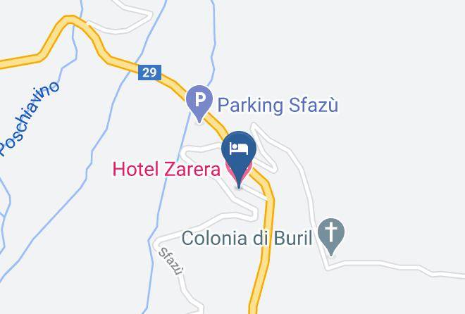 Bernina - Hotel Zarera Maps