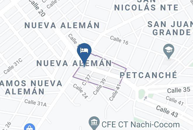 Merida - Hotel Zastun Maps
