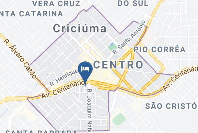 Criciuma - Hotel Zata Maps