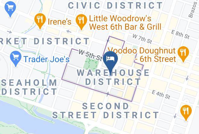 Travis - Hotel Zaza Austin Maps
