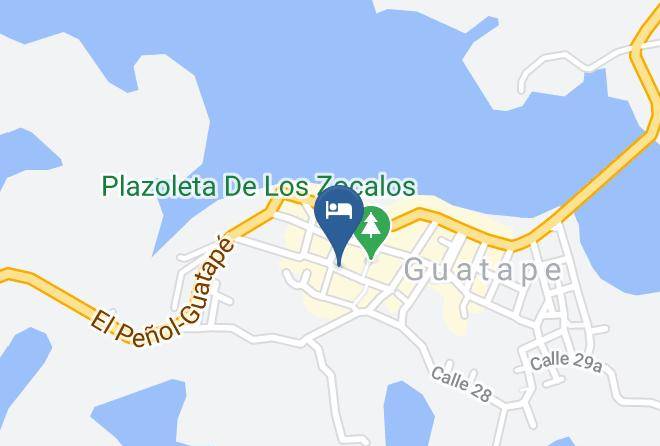Guatape - Hotel Zocalo Real Maps