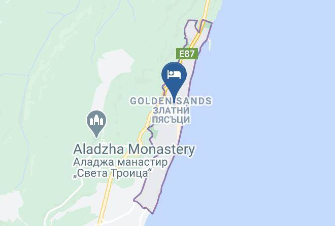 Golden Sands - Hotel Zdravets Maps