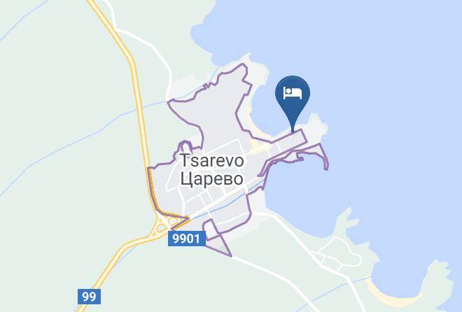 Tsarevo - Hotel Zebra Maps
