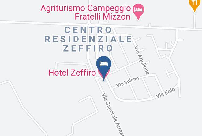 Latina - Hotel Zeffiro Maps