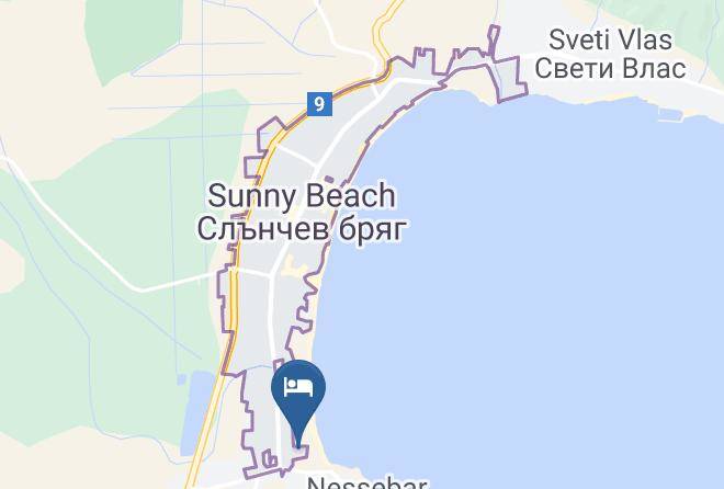 Nesebar - Hotel Zefir Maps