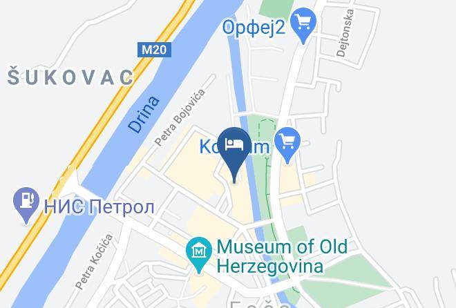 Foca - Hotel Zelengora Maps