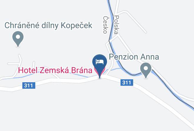 Rychnov Nad Kneznou - Hotel Zemska Brana Maps