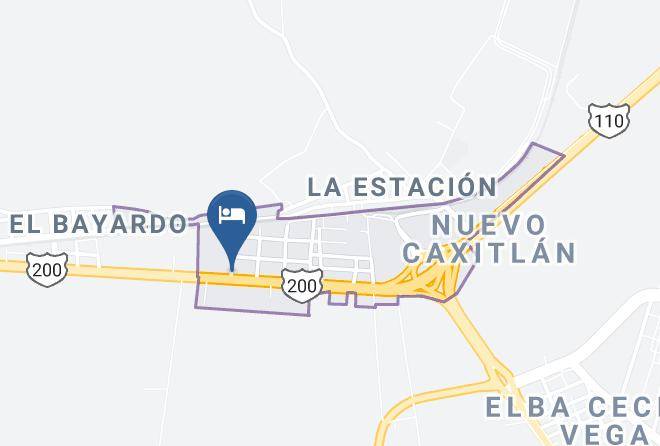 Tecoman - Hotel Zenaida Maps