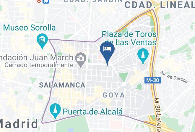Madrid - Hotel Zenit Abeba Maps