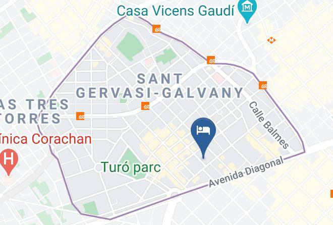 Barcelona - Hotel Zenit Barcelona Maps