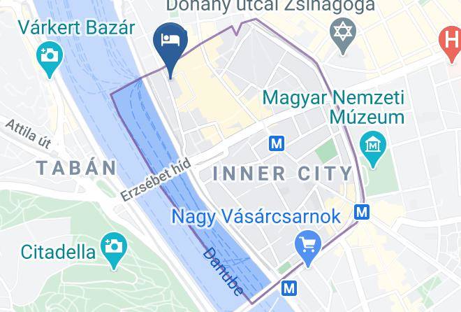 Budapest 5 Kerulet - Hotel Zenit Budapest Palace Maps