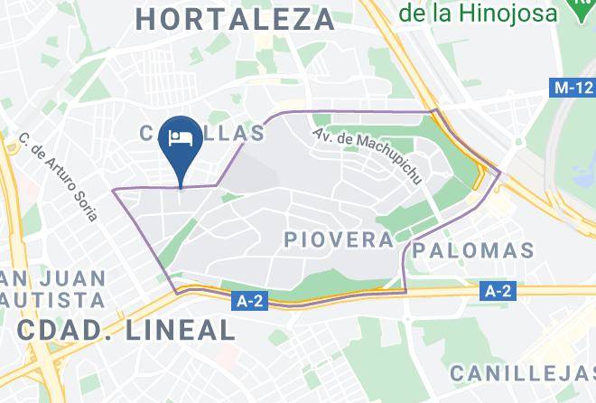 Hotel Zenit Conde Orgaz Map