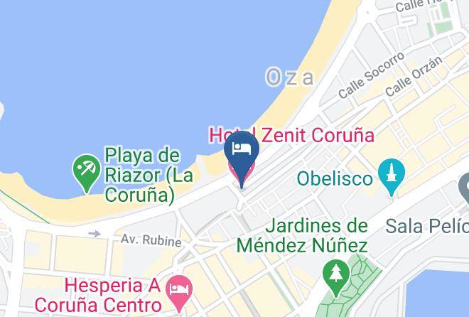 Auna - Hotel Zenit Coruna Maps