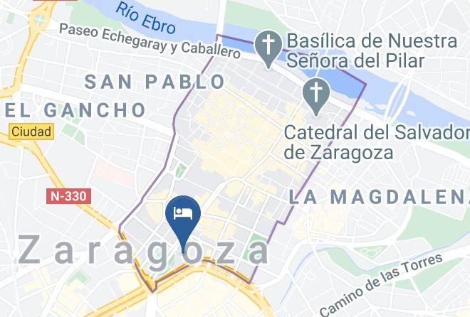 Zaragoza - Hotel Zenit Don Yo Maps