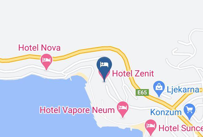 Hercegovacko Neretvanski - Hotel Zenit Maps