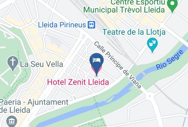 Lleida - Hotel Zenit Lleida Maps
