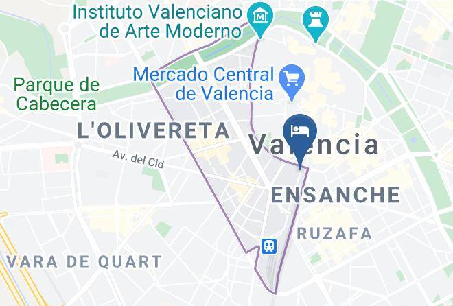 Valencia - Hotel Zenit Valencia Maps