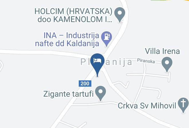 Buje - Hotel Zephyr Maps